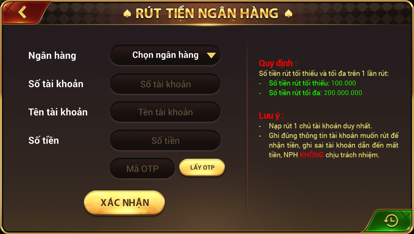 SumVin Club 27 Nạp rút tiền game bài